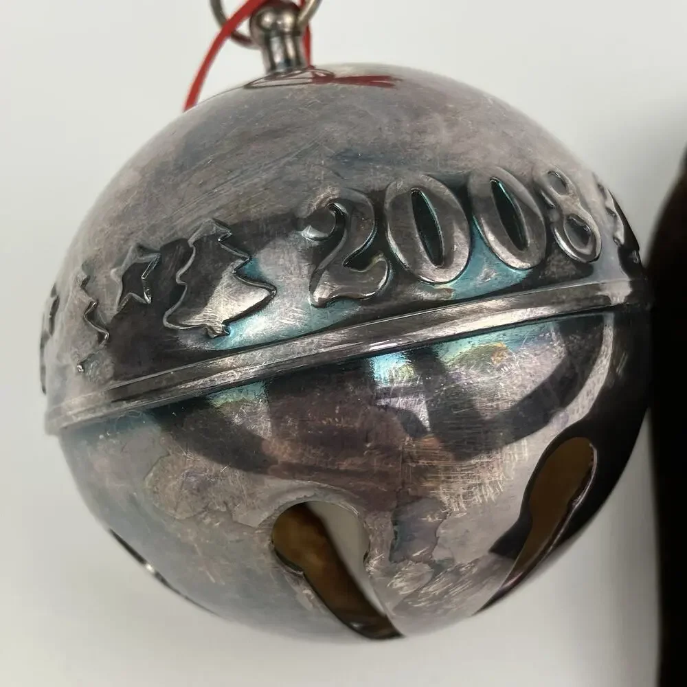 Wallace 2008 Silver Limited Edition Annual Sleigh Bell 3